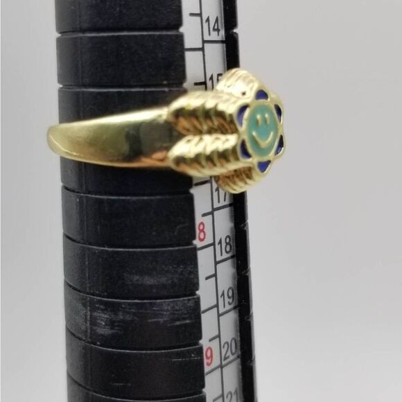 Blooming life daisy gold plated size 7 - Picture 3 of 4